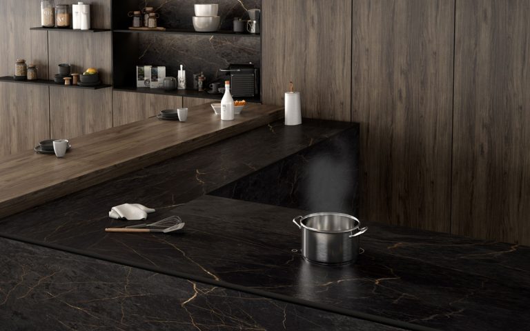 Cocina con inducción invisible