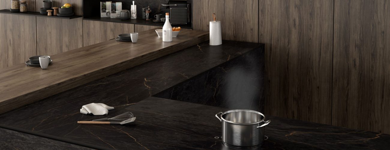 Cocina con inducción invisible